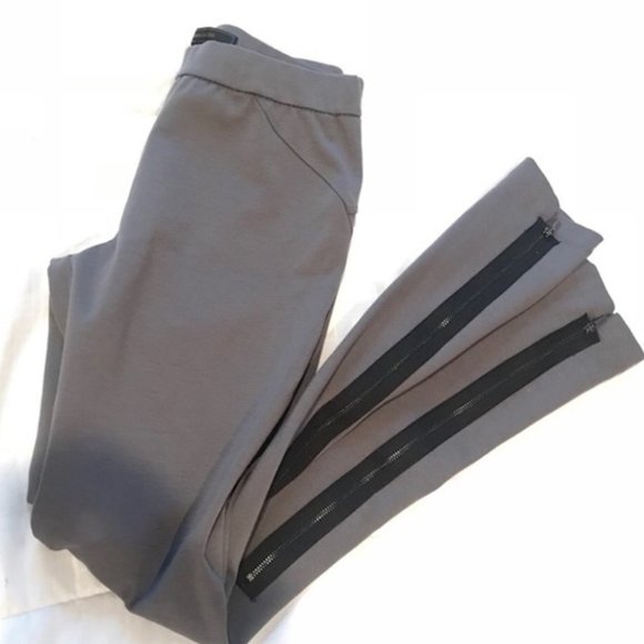 BCBG Maxazria Pants Gray Myles Skinny Legging Zip - Picture 1 of 5